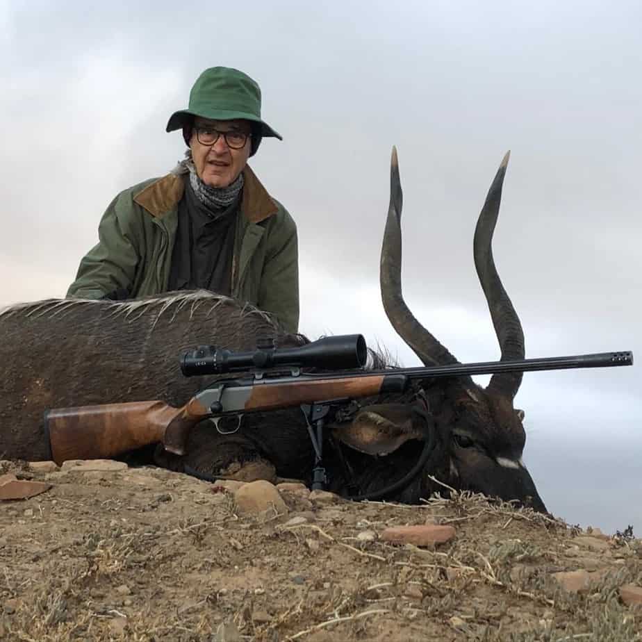 Nyala trophy taken while hunting in Africa