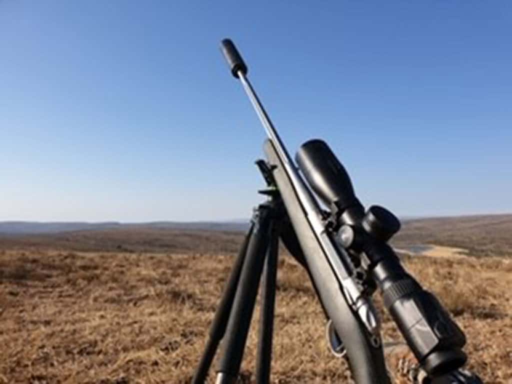 African hunting rifle