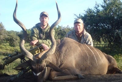 Kudu trophy taken on our first African hunting trip in 2012