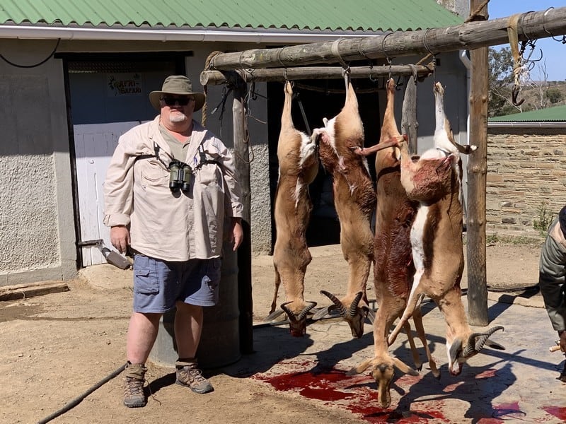Spring and impala shot on an African cull hunt.