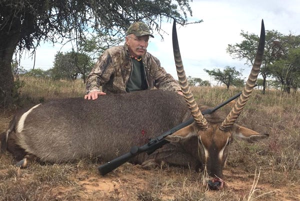 Waterbuck trophy taken on my first African hunt