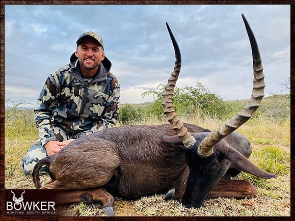 Africa hunting black impala with Nick Bowker.