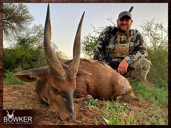 Africa bushbuck hunting with Nick Bowker.