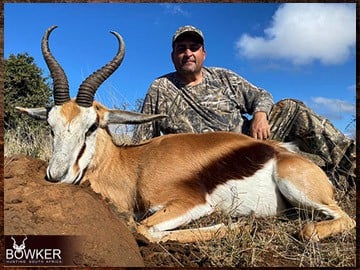 Africa springbok hunting with Nick Bowker.
