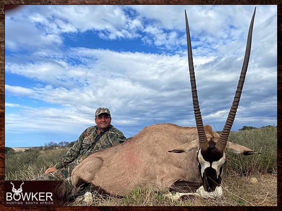 Africa gemsbok hunting with Nick Bowker.