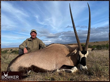 Africa hunting. Gemsbok hunt with Nick bowker.