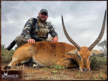 Africa red lechwe hunting with Nick Bowker.