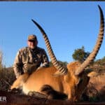 Africa hunting red lechwe.