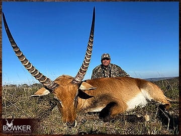 africa red lechwe hunting with Nick Bowker.