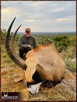 Africa roan antelope hunting with Nick Bowker.