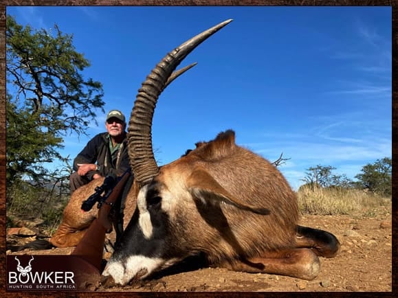 Africa hunting Roan Antelope with Nick Bowker.