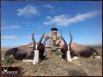 African safari bontebok hunt with Nick Bowker.