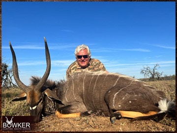 African safari nyala hunt with Nick Bowker