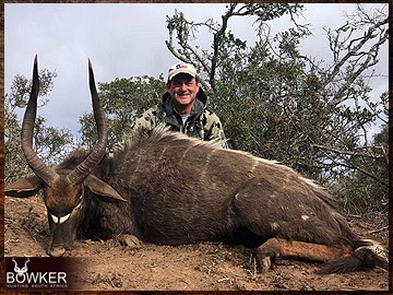 Nyala hunted in South Africa with Nick Bowker.