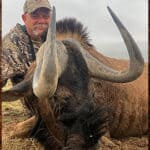 Black Wildebeest hunted safari style.