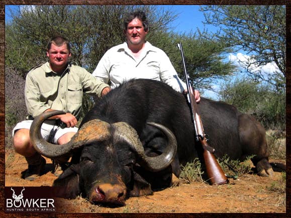 Cape Buffalo Hunting Packages and prices with Nick Bowker hunting.