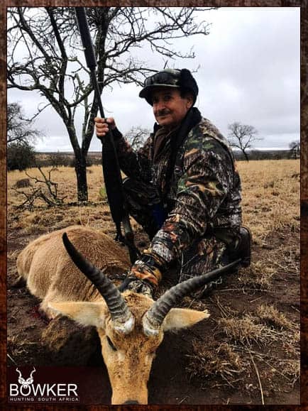 Common reedbuck trophy hunted with Nick Bowker.