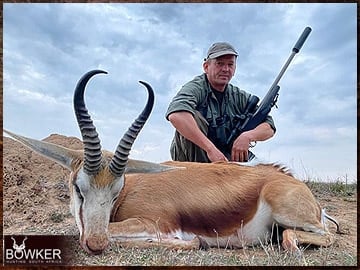 Discount african springbok hunt safari with Nick Bowker.