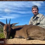 Duiker trophy hunted in the Eastern Cape South Africa.