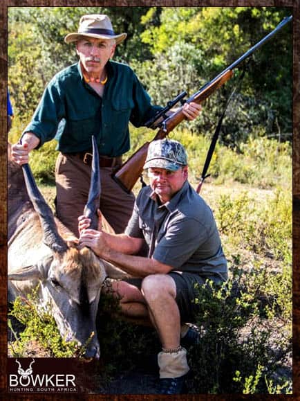 Eland trophy hunted on my African hunt