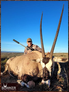 Gemsbok African hunt with Nick Bowker.