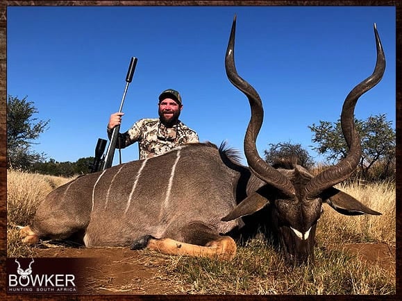 Kudu safari hunting in South Africa for big eastern cape kudu.