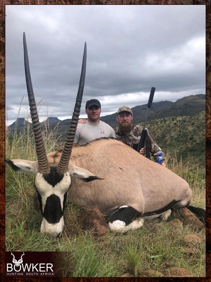 Hunting gemsbok safari style with Nick Bowker.