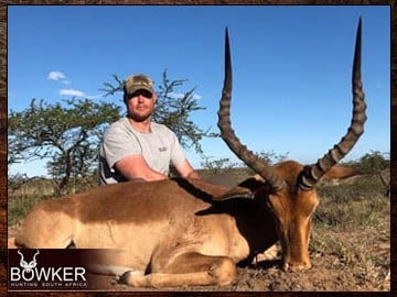 Impala trophy in a client 7 animal 8-day trophy hunt.