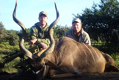 Kudu shot on our African hunting trip