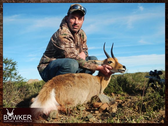 An impressive Mountain Reedbuck trophy.