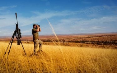 Nick Bowker glassing for antelope. 
A personalised African Hunting Outfitter. 