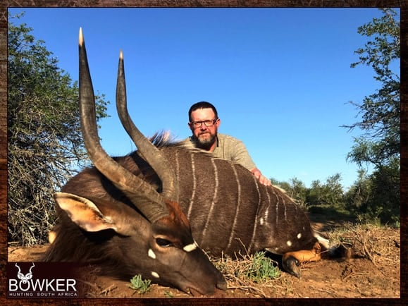 Trophy shot in the Eastern cape South Africa with Nick Bowker Hunting
