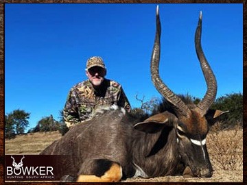 Nyala trophy taken with Nick Bowker in South Africa.