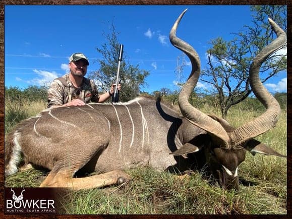 Kudu trophy. Kudu are considered big game and plains game.