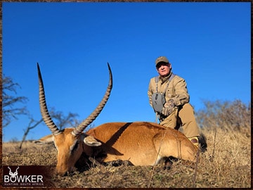 Red Lechwe rifle hunted in Africa.