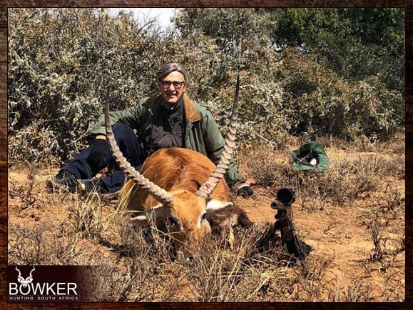 Red Lechwe taken with Nick Bowker Hunting