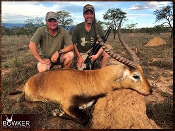 Red lechwe hunted Safari Style.
