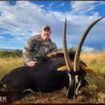 Sable Antelope trophy hunted in the Eastern Cape South Africa.