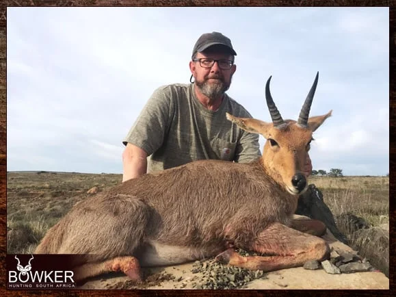 Mountain Reedbuck shot using quad sticks