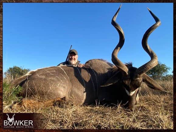 South African first time hunting with Nick Bowker.