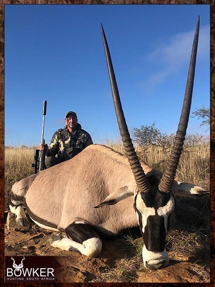 South African gemsbok safari with Nick Bowker.