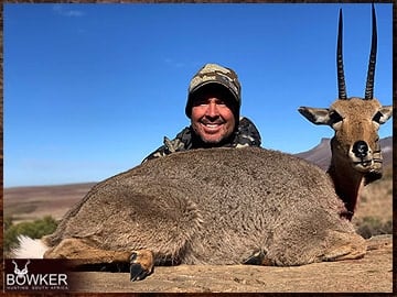 Grey Rhebok hunting in South Africa.