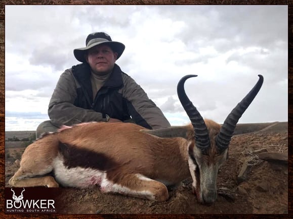 Trophy shot with Nick Bowker hunting