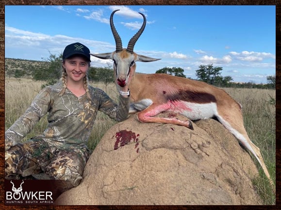 Springbok safari style hunt with Nick Bowker.