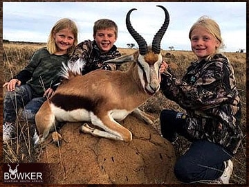 Springbok trophy hunted in South Africa.