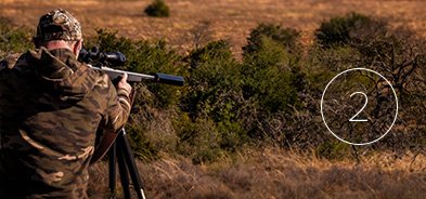 Three legged shooting stick are vital for the first time African hunter..