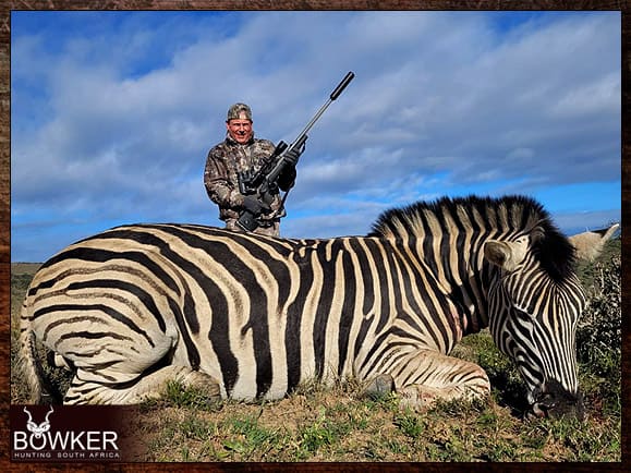 Zebra hunt in Africa with Nick Bowker.